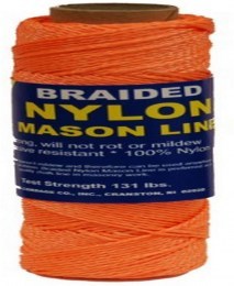 Braided Nylon Line 1-1000-orange EVANS